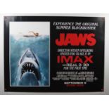 JAWS (2022) - UK Quad IMAX release - classic Roger Kastel artwork - genuinely scarce as these had