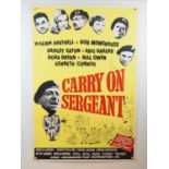 CARRY ON SERGEANT (1958) - UK One sheet film poster, directed by Gerald Thomas & starring William