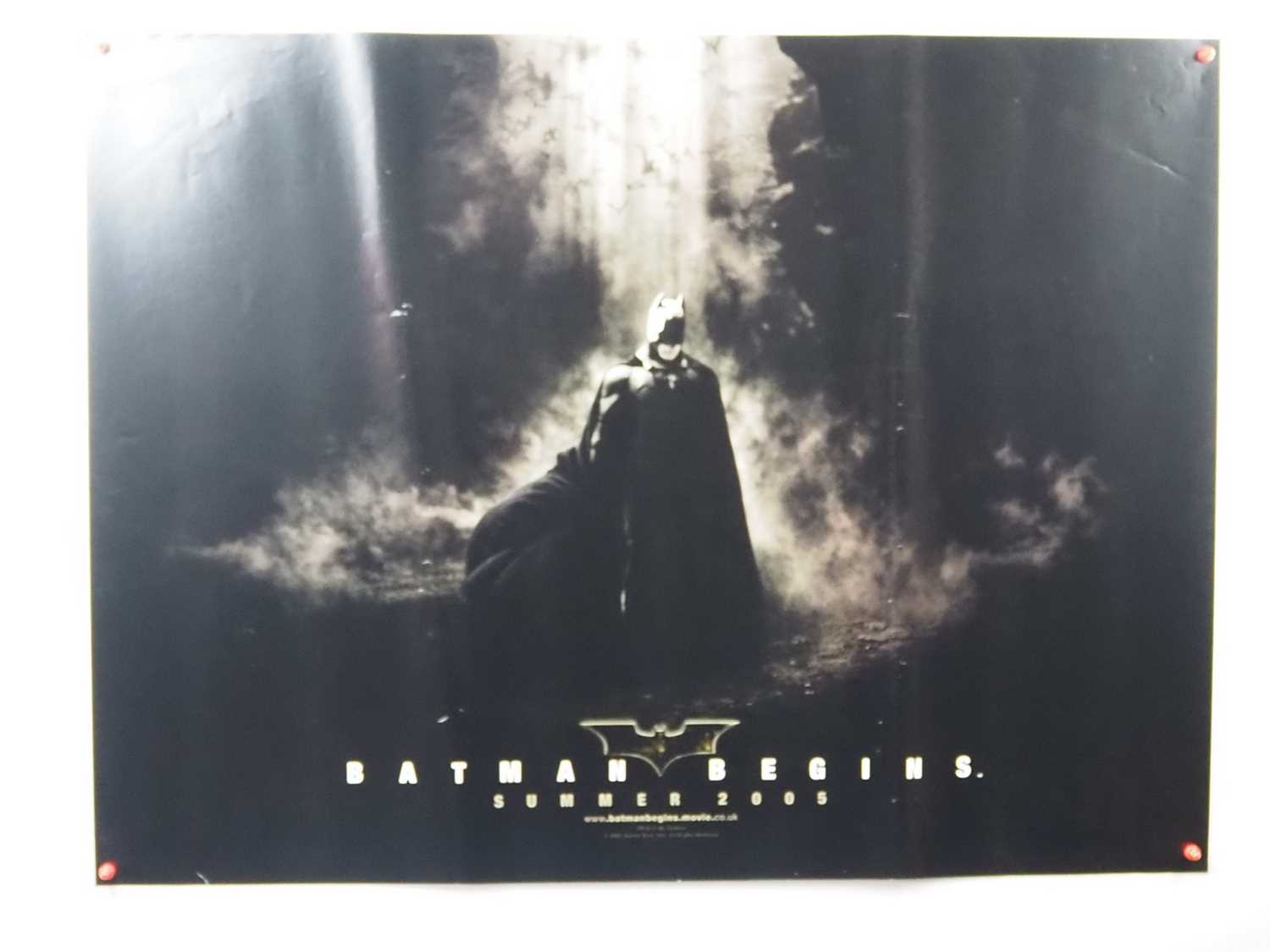 A small group of superhero UK Quad film posters comprising SUPERMAN RETURNS (2006); BATMAN BEGINS ( - Bild 3 aus 4