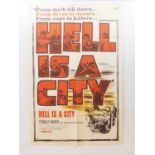 A group of Hammer related memorabilia comprising HELL IS A CITY (1960); THE LOST CONTINENT (1968);