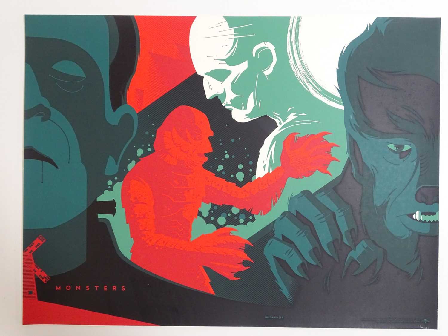 Collection of alternative movie posters by Tom Whalen- Sample set - Universal Studio MONSTERS; IT’ - Image 5 of 13