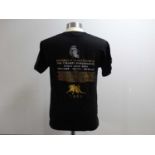 A group of 4 production crew clothing items for TROY comprising 3 short sleeved, stunt crew t-shirts