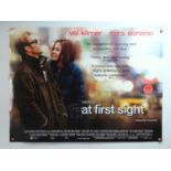 A group of 9 UK Quad film posters to include titles such as AT FIRST SIGHT (1999); FORCES OF