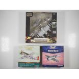 A group of 1:72 scale WW2 American military aircraft by CORGI Aviation Archive and FORCES OF VALOR -