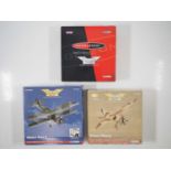 A group of CORGI Aviation Archive 1:72 scale WW2 era RAF Military Aircraft- VG/E in F/G boxes (3)
