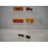 A group of DUBLO DINKY vans comprising boxed examples of 068 Royal Mail Van and 071 Volkswagen