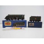 A HORNBY DUBLO EDL11 OO gauge 3-rail class A4 steam locomotive in BR matt green 'Silver King' - VG/E