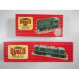 A pair of HORNBY DUBLO OO gauge 2-rail diesel locomotives comprising a 2230 Bo-Bo and a 2231 shunter