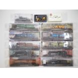 A group of static 1:76 / 1:87 scale locomotive models by DEL PRADO & MATCHBOX - VG in G boxes (12)