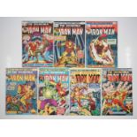 IRON MAN #60, 69, 71, 72, 76, 77, 81 (7 in Lot) - (1973/1975 - MARVEL - UK Price Variant) - Includes