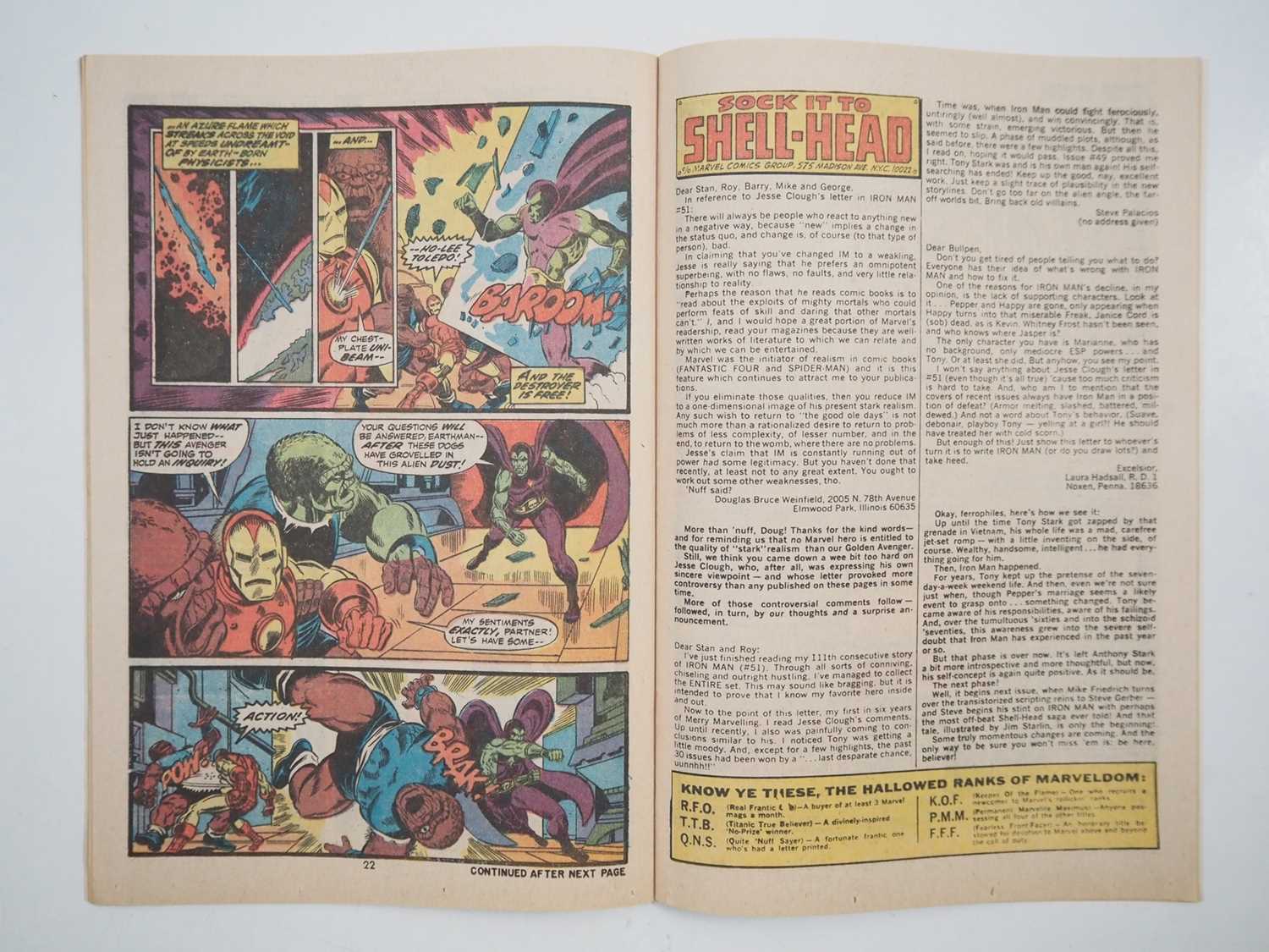 IRON MAN #55 - (1973 - MARVEL - UK Price Variant) KEY Bronze Age Book with multiple First - Image 15 of 27