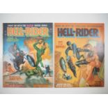 HELL-RIDER #1 & 2 (2 in Lot) - (1971 - SKYWALD) - Includes the first appearance of Butterfly, the