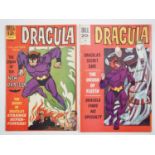 DRACULA #2 & 8 (2 in Lot) - (1966/1973 - DELL) - First appearance and origin of Dracula as a