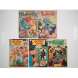 ACTION COMICS #351, 352, 353, 355, 383 (5 in Lot) - (1967/1969 - DC) - Includes appearances by Zha-