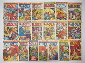 VALOUR #1 to 19 - (19 in Lot) - (1980/81 - BRITISH MARVEL) - Complete 19 issue run from #1 (05/11/