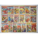 VALOUR #1 to 19 - (19 in Lot) - (1980/81 - BRITISH MARVEL) - Complete 19 issue run from #1 (05/11/