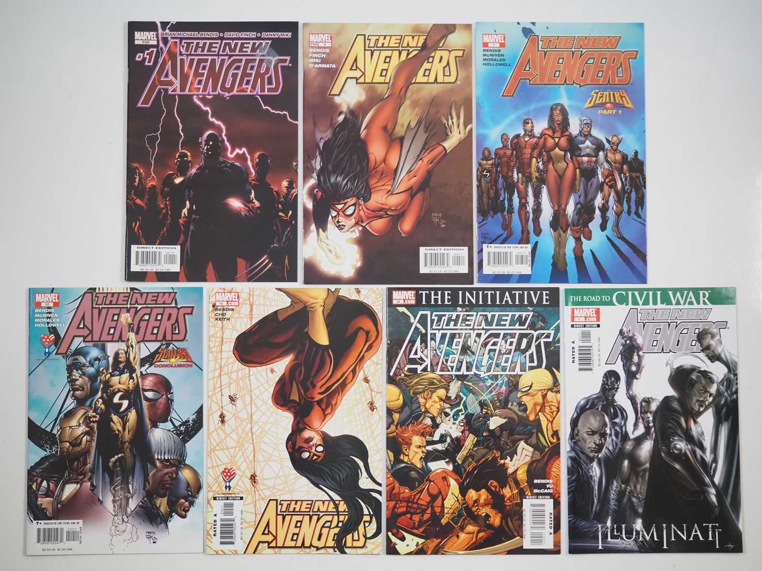 NEW AVENGERS LOT (7 in Lot) - Includes NEW AVENGERS #1, 4, 7, 10, 15, 29 + THE NEW AVENGERS: