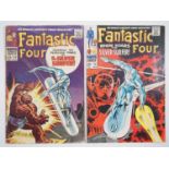 FANTASTIC FOUR #55 & 72 (2 in Lot) - (1966/1968 - MARVEL) - Including the iconic cover featuring the