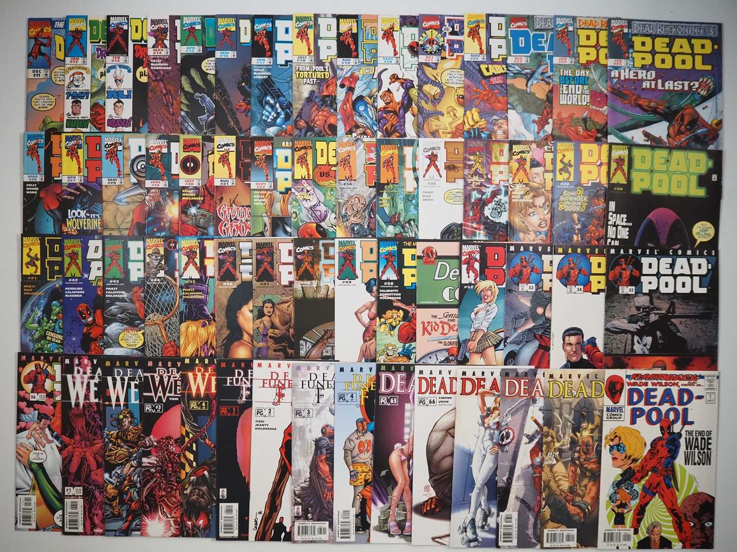 DEADPOOL #11 to 69 + FLASHBACK Minus 1 (60 in Lot) - (1997/2001 - MARVEL) - Includes first