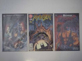 BATMAN: BANE, MAN-BAT #1, BATMAN & ROBIN: OFFICIAL COMIC ADAPTATION - SIGNED DYNAMIC FORCES