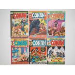 CONAN THE BARBARIAN #17, 18, 19, 20, 21, 22 - (6 in Lot) - (1972/1973 - MARVEL - UK Price Variant) -