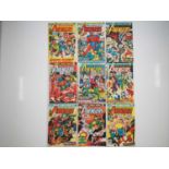 AVENGERS #100, 110, 111, 112, 113, 114, 115, 116, 117 (9 in Lot) - (1972/1973 - MARVEL - US & UK