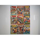 THOR #196, 197, 198, 199, 200, 201, 204, 205, 206 - (9 in Lot) - (1972 - MARVEL - UK Price