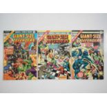 GIANT-SIZE DEFENDERS #2, 3 & 5 (3 in Lot) - (1974/1975 - MARVEL) - Includes team-up of the Defenders