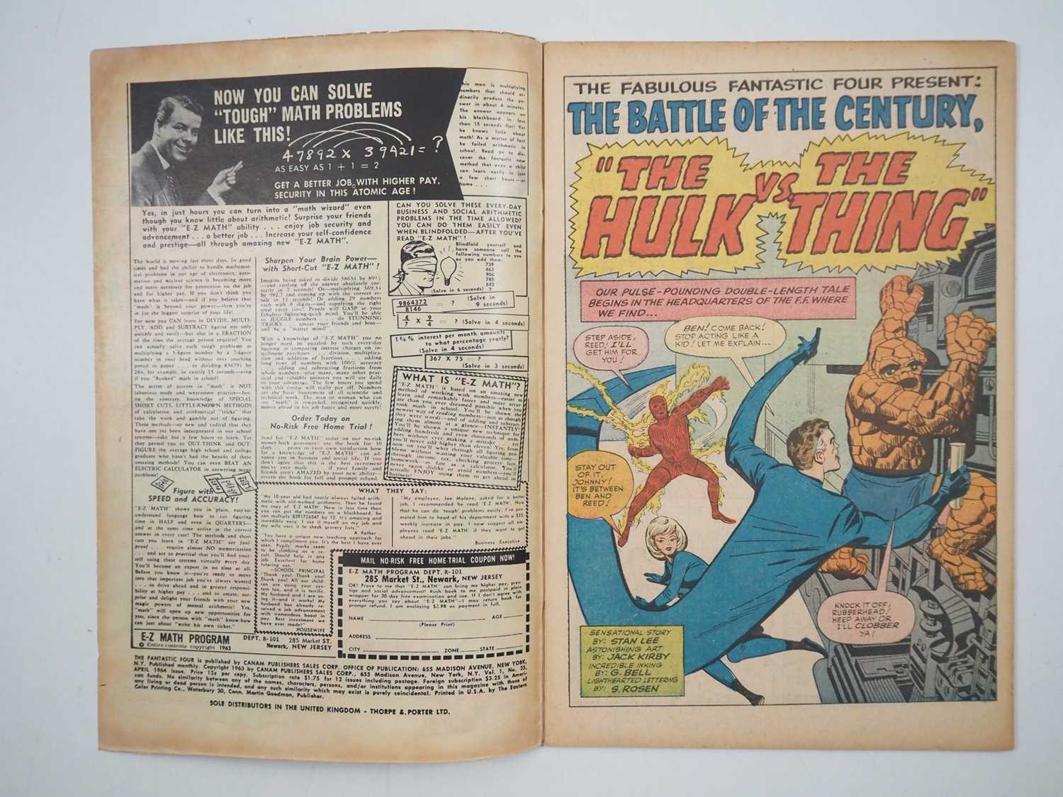 FANTASTIC FOUR #25 (1964 - MARVEL) - Includes the second appearance of Captain America in the Silver - Image 3 of 13