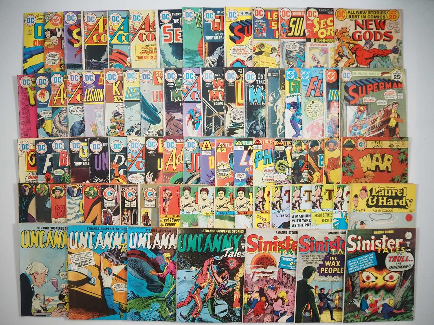 MIXED 1970's/1980's LOT (77 in Lot) - Includes DC titles such as BATMAN, SUPERMAN, NEW GODS,