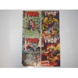 THOR #154, 155, 156, 157 (4 in Lot) - (1968 - MARVEL) - The first appearance of Mangog + Ulik