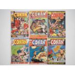 CONAN THE BARBARIAN #10, 11, 12, 13, 14, 15 - (6 in Lot) - (1971/1972 - MARVEL - US & UK Price