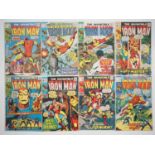 IRON MAN #30, 31, 32, 33, 34, 37, 38, 40 (8 in Lot) - (1970/1971 - MARVEL - UK & US Cover Price) -