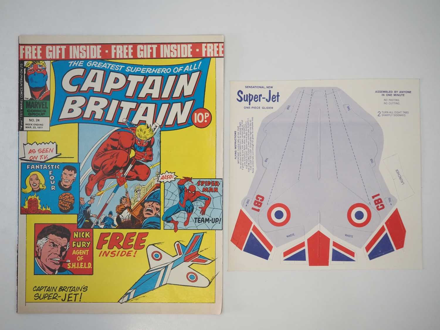 CAPTAIN BRITAIN #1 to 31 (2 copies of #12, 14 & 15) - (34 in Lot) - (1976/77 - BRITISH MARVEL) - - Image 18 of 20