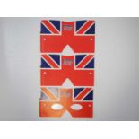 CAPTAIN BRITAIN MASKS - (3 in Lot) - A group of three Captain Britain masks (two un-punched) which