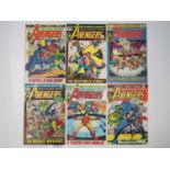 AVENGERS #102, 103, 104, 105, 106, 107 (6 in Lot) - (1972/1973 - MARVEL) - Wonder Man appears for
