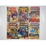 CAPTAIN AMERICA #108, 112, 119, 122, 124, 127 (6 in Lot) - (1968/1970 - MARVEL) - Cap's origin