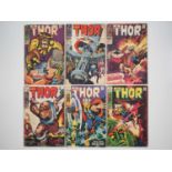 THOR #155, 156, 157, 159, 160, 161 (6 in Lot) - (1968/1969 - MARVEL) - Includes appearances by