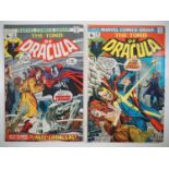 TOMB OF DRACULA #8 & 9 (2 in Lot) - (1973 - MARVEL - UK Price Variant) - 'The Hell-Crawlers' & '