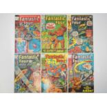 FANTASTIC FOUR #106, 107, 108, 109, 110, 111 (6 in Lot) - (1971 - MARVEL - UK Price Variant) -