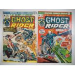 GHOST RIDER #3 & 4 (2 in Lot) - (1973/1974 - MARVEL - UK Price Variant) - Includes the debut of a