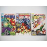 IRON MAN #9, 14, 15 (3 in Lot) - (1969 - MARVEL - US & UK Price Variant) - Includes Iron Man vs