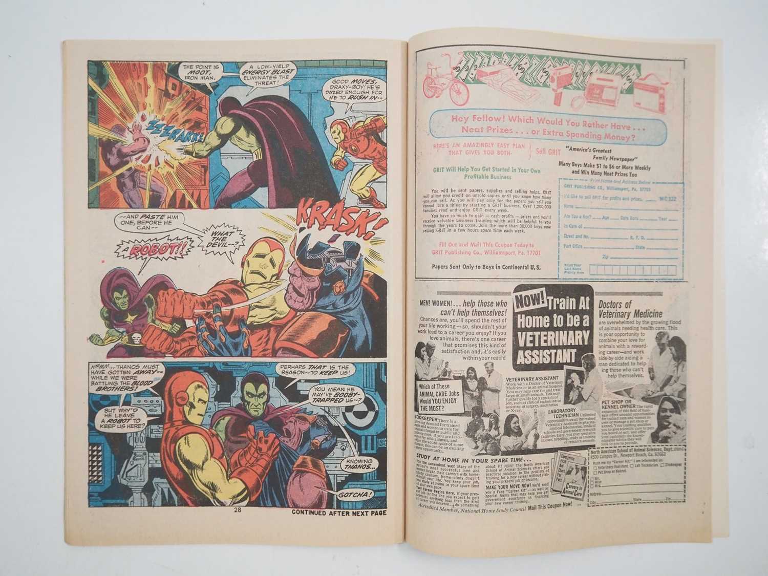 IRON MAN #55 - (1973 - MARVEL - UK Price Variant) KEY Bronze Age Book with multiple First - Image 18 of 27