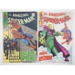AMAZING SPIDER-MAN #65 & 66 - (2 in Lot) - (1968 - MARVEL) - Appearances by Captain Stacy, Foggy