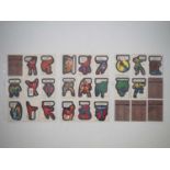 TOPPS 1974/1975 MARVEL COMIC BOOK HEROES COMPLETE STICKER & PUZZLE CARD SET - Set is complete with