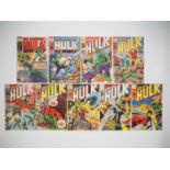 INCREDIBLE HULK #114, 118, 130, 131, 132, 135, 140, 142, 143 - (9 in Lot) - (1969/1971 - MARVEL - UK