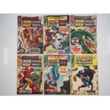 TALES OF SUSPENSE #91, 92, 93, 95, 96, 98 (6 in Lot) - (1967/1968 - MARVEL - US & UK Price