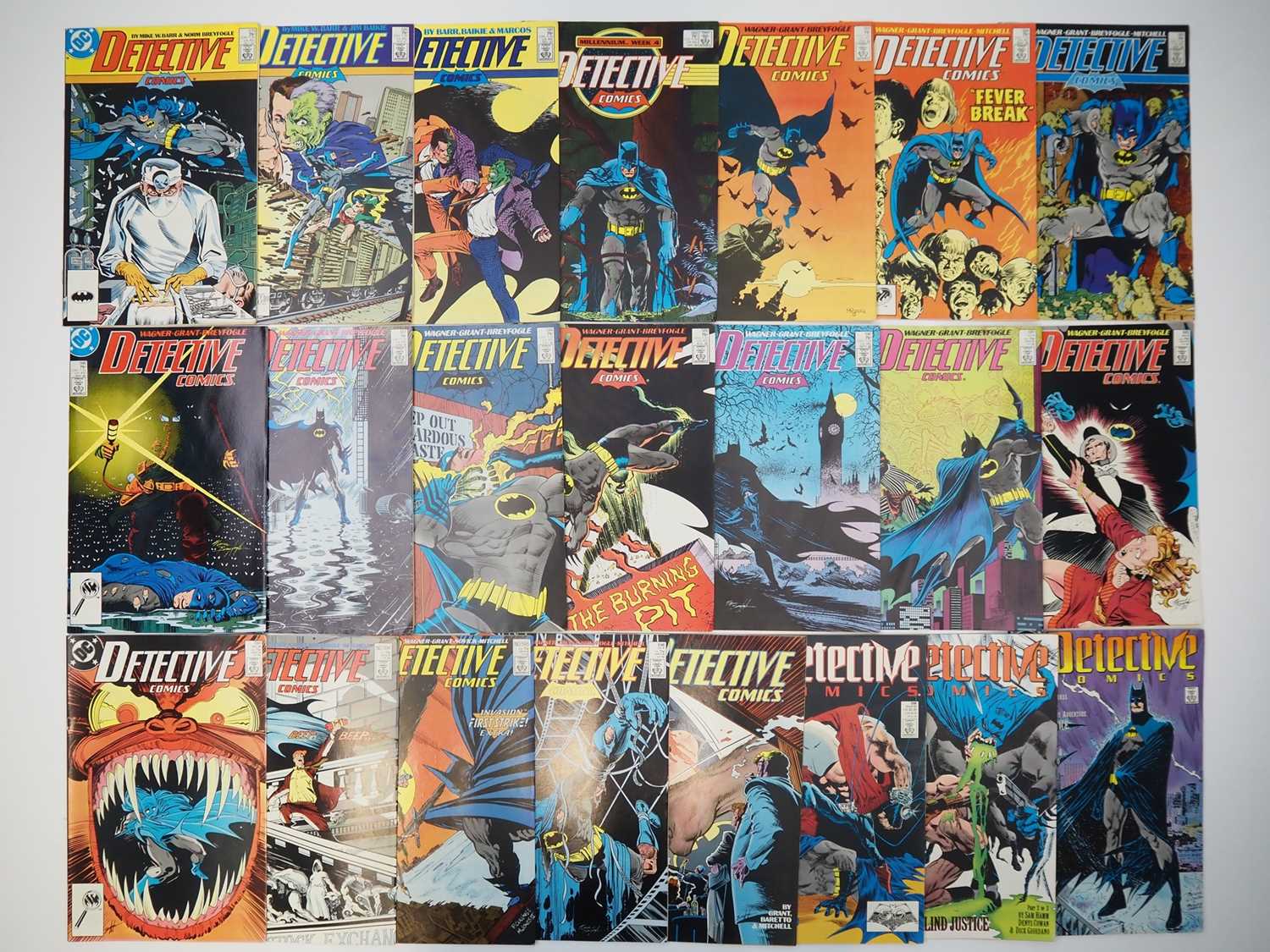 DETECTIVE COMICS #579 to 600 (22 in Lot) - (1987/1989 - DC) - Includes the first appearances of