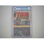 THOR #130 (1966 - MARVEL - UK Price Variant) - GRADED 4.0 (VG) by CGC - Thor fights Pluto's hordes