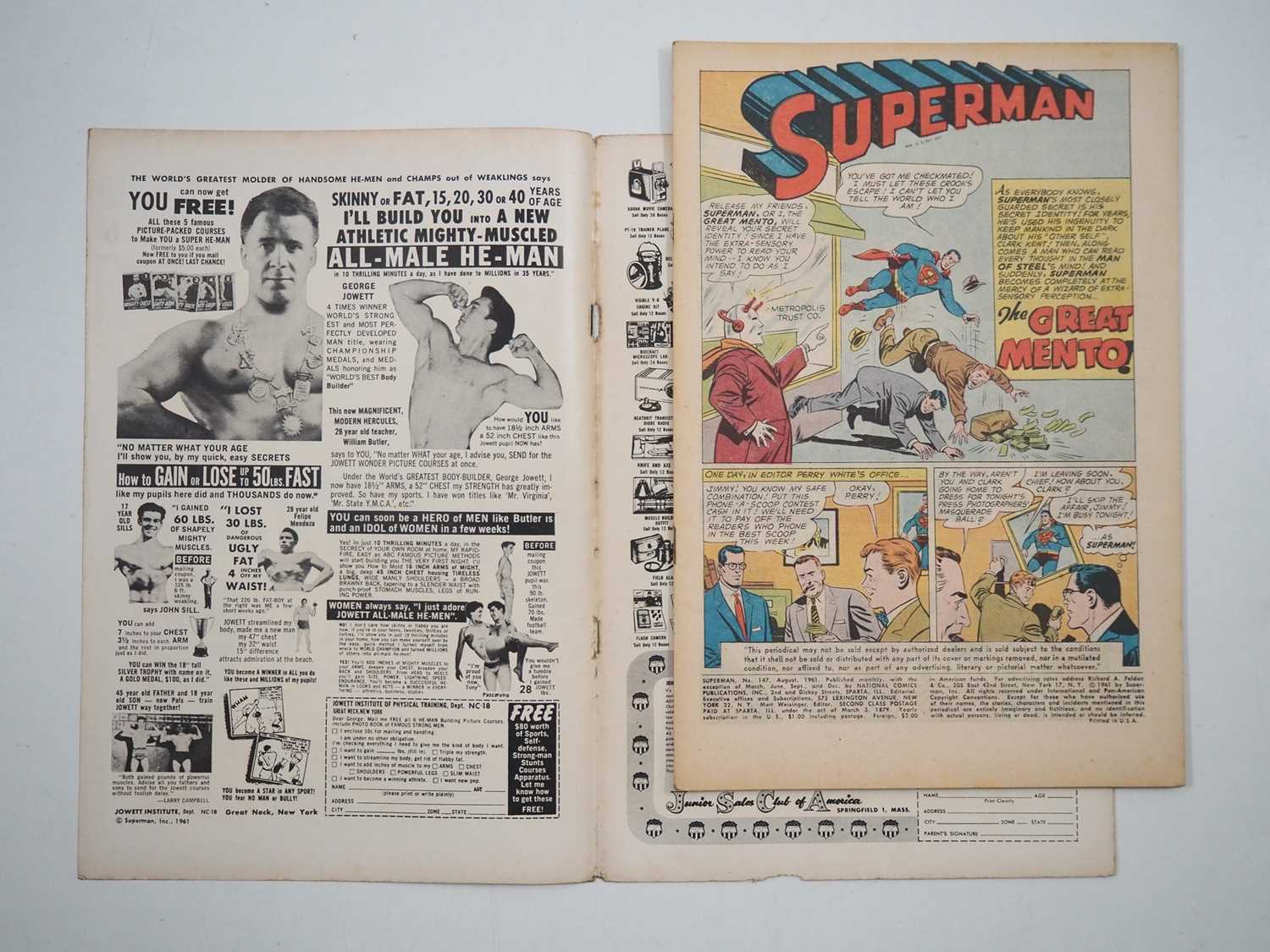 SUPERMAN #146 & 147 (2 in Lot) - (1961 - DC) - "The Complete Story of Superman's Life" with - Image 4 of 4